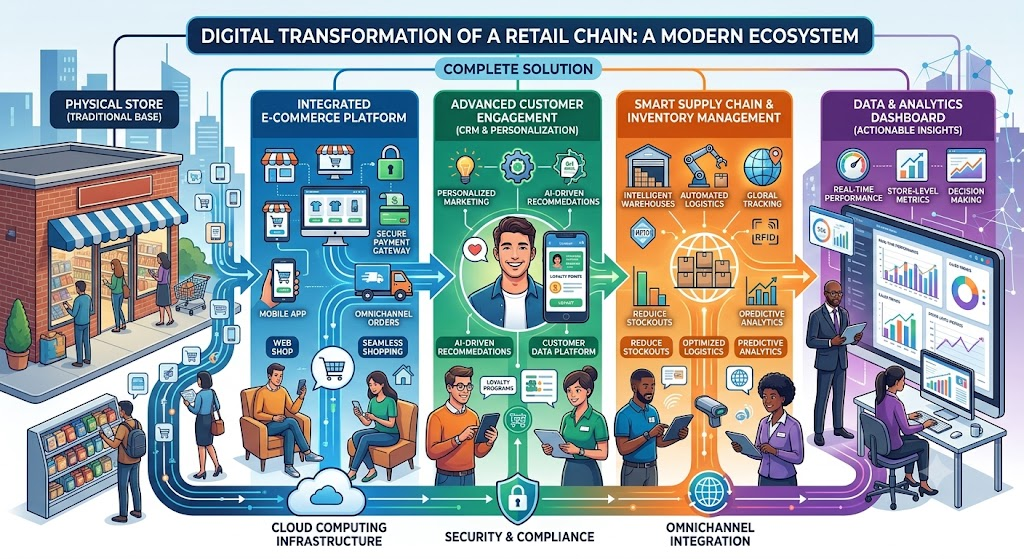 Retail digital transformation case study